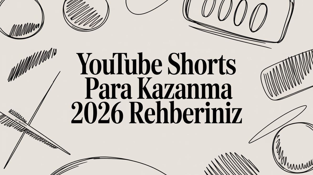 YouTube Shorts para kazanma 2026 rehberiniz