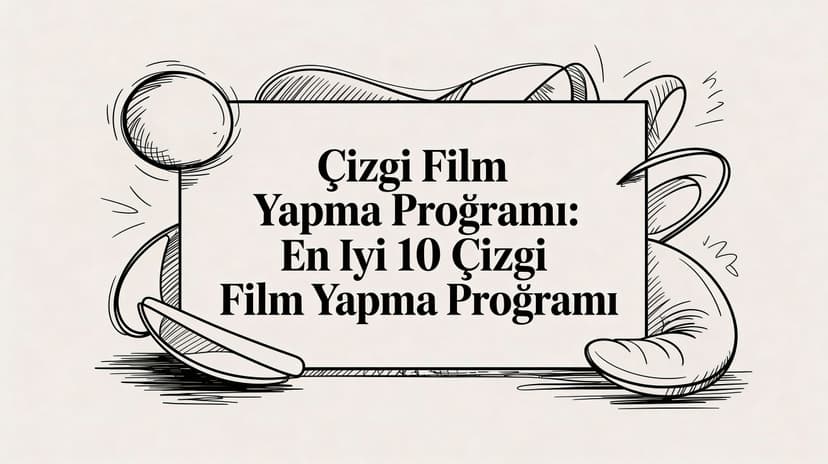 Çizgi film yapma programi: En İyi 10 Çizgi Film Yapma Progra